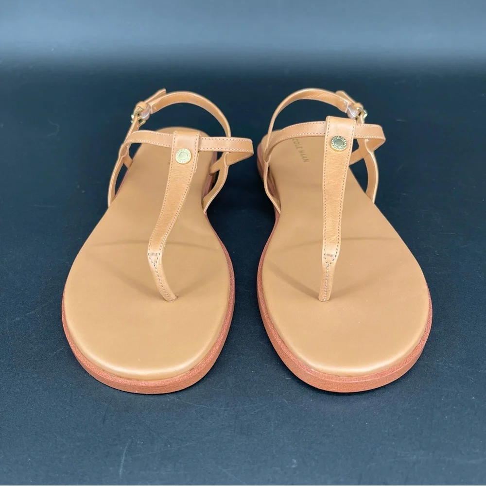 New ~ COLE HAAN Flora Leather Thong Sandals Size 9